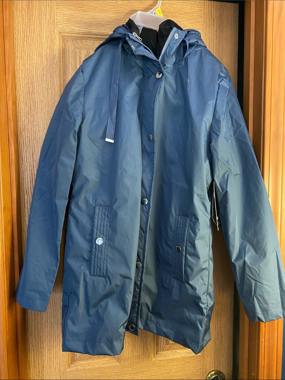Big Chill Women's Navy Hooded Coat